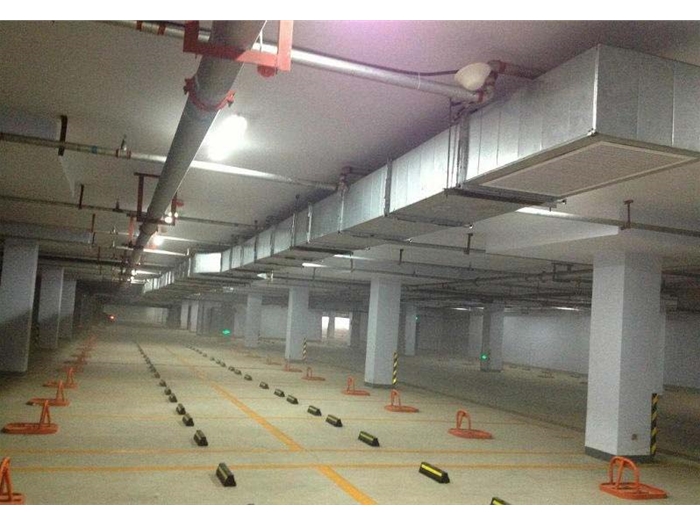 【不銹鋼風管】北京昌平永旺國際地下停車場通風管道設計